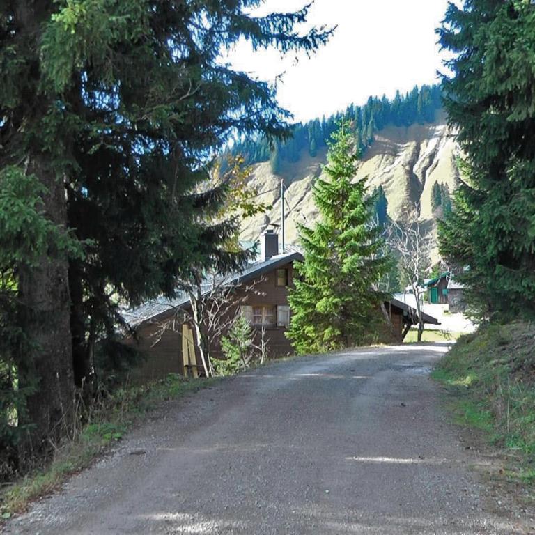 Trautweinweg-Ausschnitt, im Hintergrund Berghüttendach